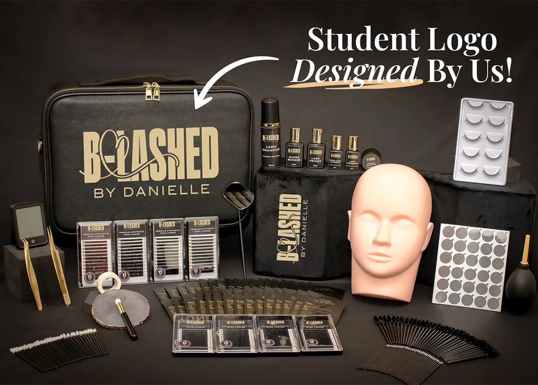 Training Beauty & Beyond Lash Kit with Students Logo
